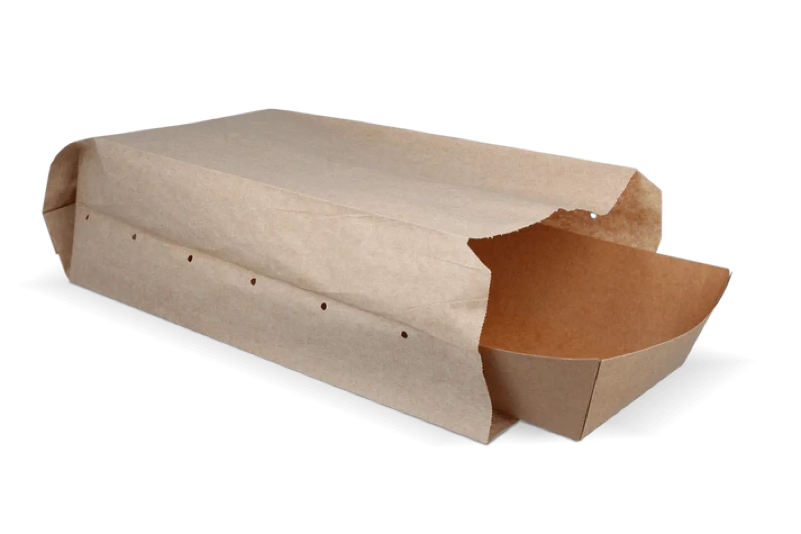 Snackzak Geperforeerd Kraft nr.29 BIO (3 pond)(900 stuks) New