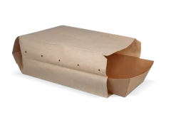 Snackzak Geperforeerd Kraft nr.28 BIO (2 pond)(1000 stuks) Hot