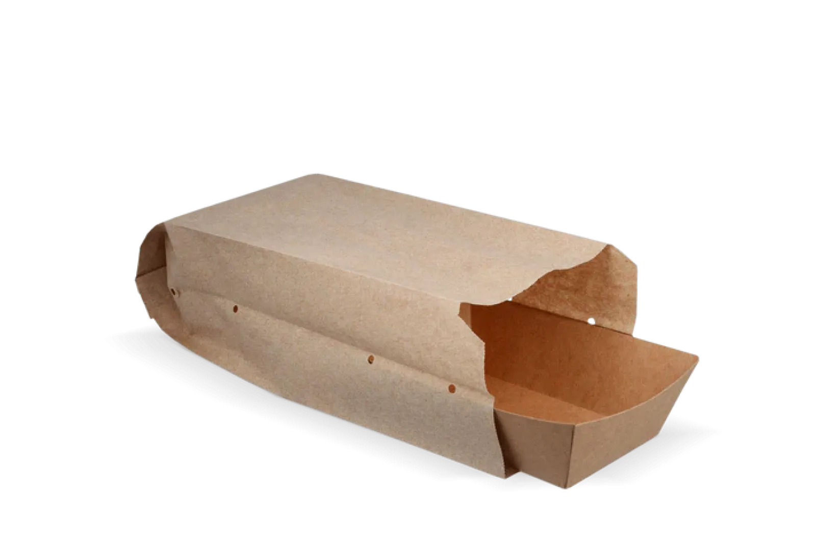 Snackzak Geperforeerd Kraft nr.25 BIO (0.5 pond)(1600 stuks) Best