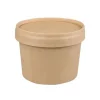 Merkloos Soepbeker + Deksel FSC Kraft 236ml (25 stuks)