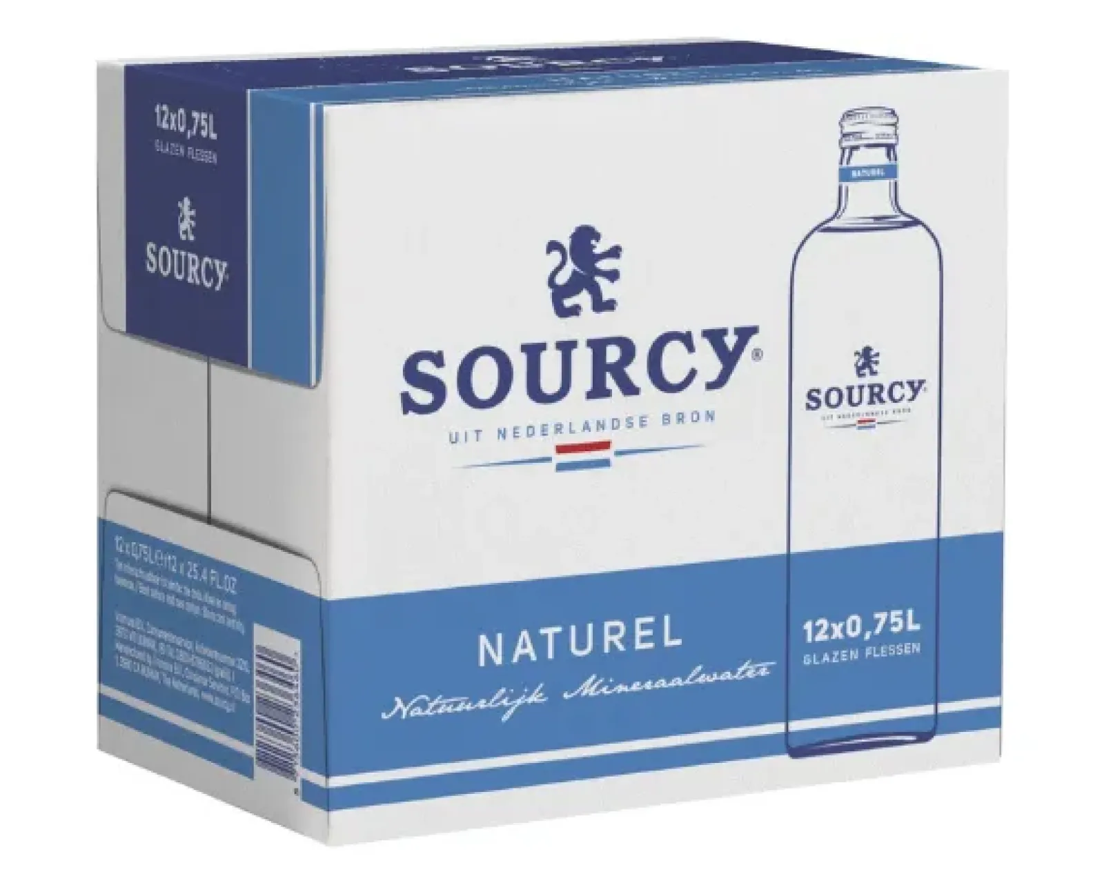 Sourcy Blauw Mineraalwater Naturel Glas (12x75cl) Hot