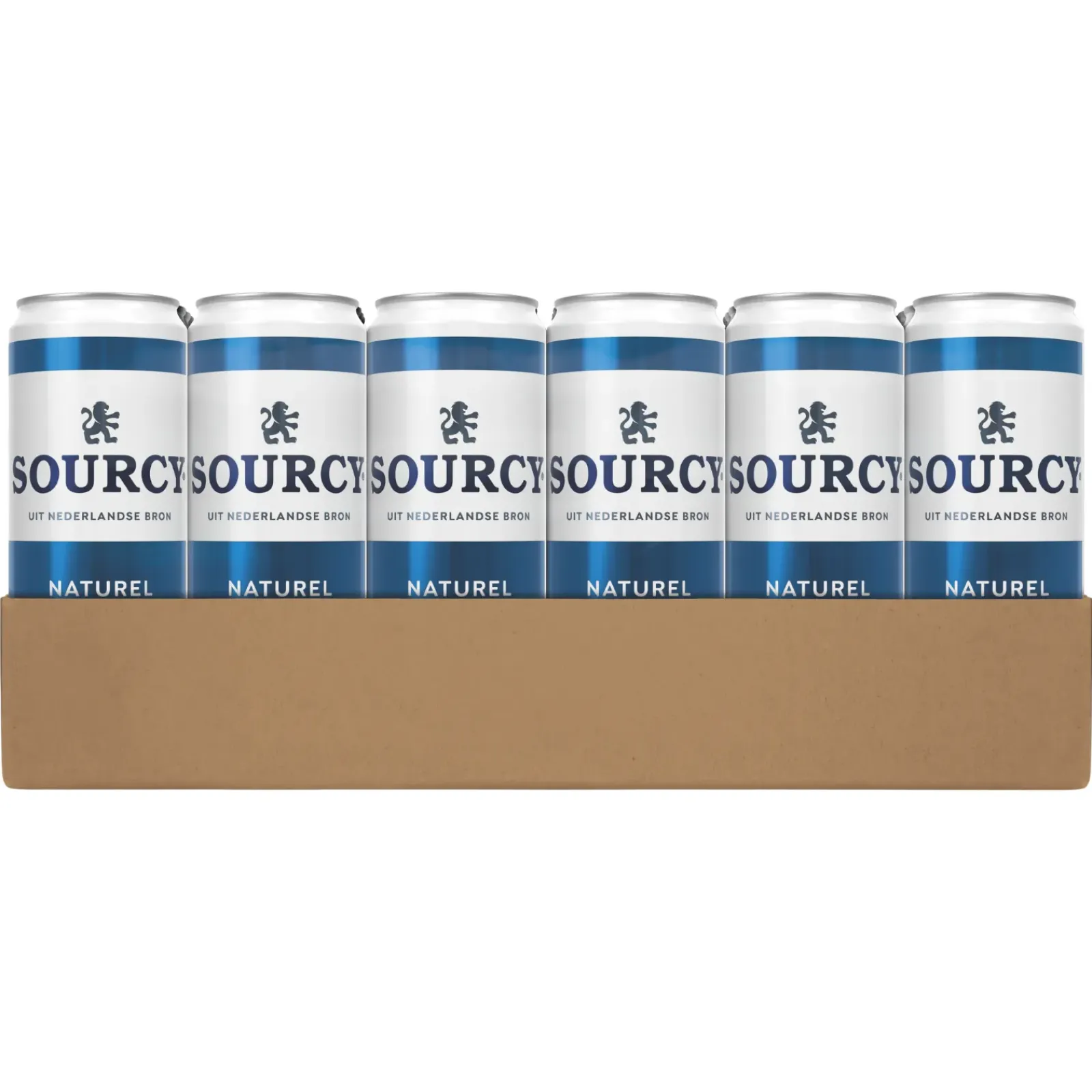 Sourcy Blauw Mineraalwater Naturel Blik (24x33cl) Clearance