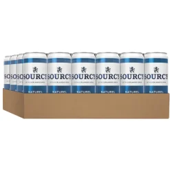 Sourcy Blauw Mineraalwater Naturel Blik (24x33cl) Clearance