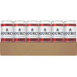 Sourcy Rood Mineraalwater Sprankelend (24x33cl) Hot