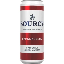 Sourcy Rood Mineraalwater Sprankelend (24x33cl) Hot