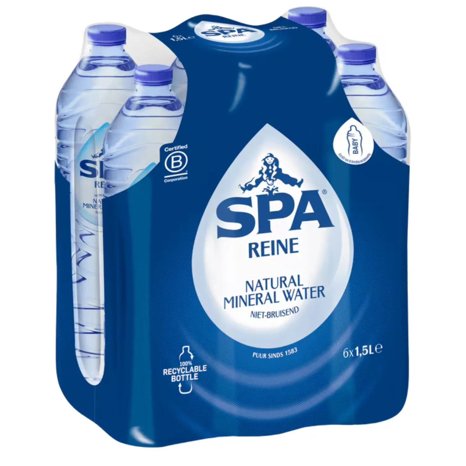 Spa Reine Blauw Pet (6x 1.5 liter) Clearance