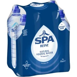 Spa Reine Blauw Sportdop Pet (6x 0.75 liter)