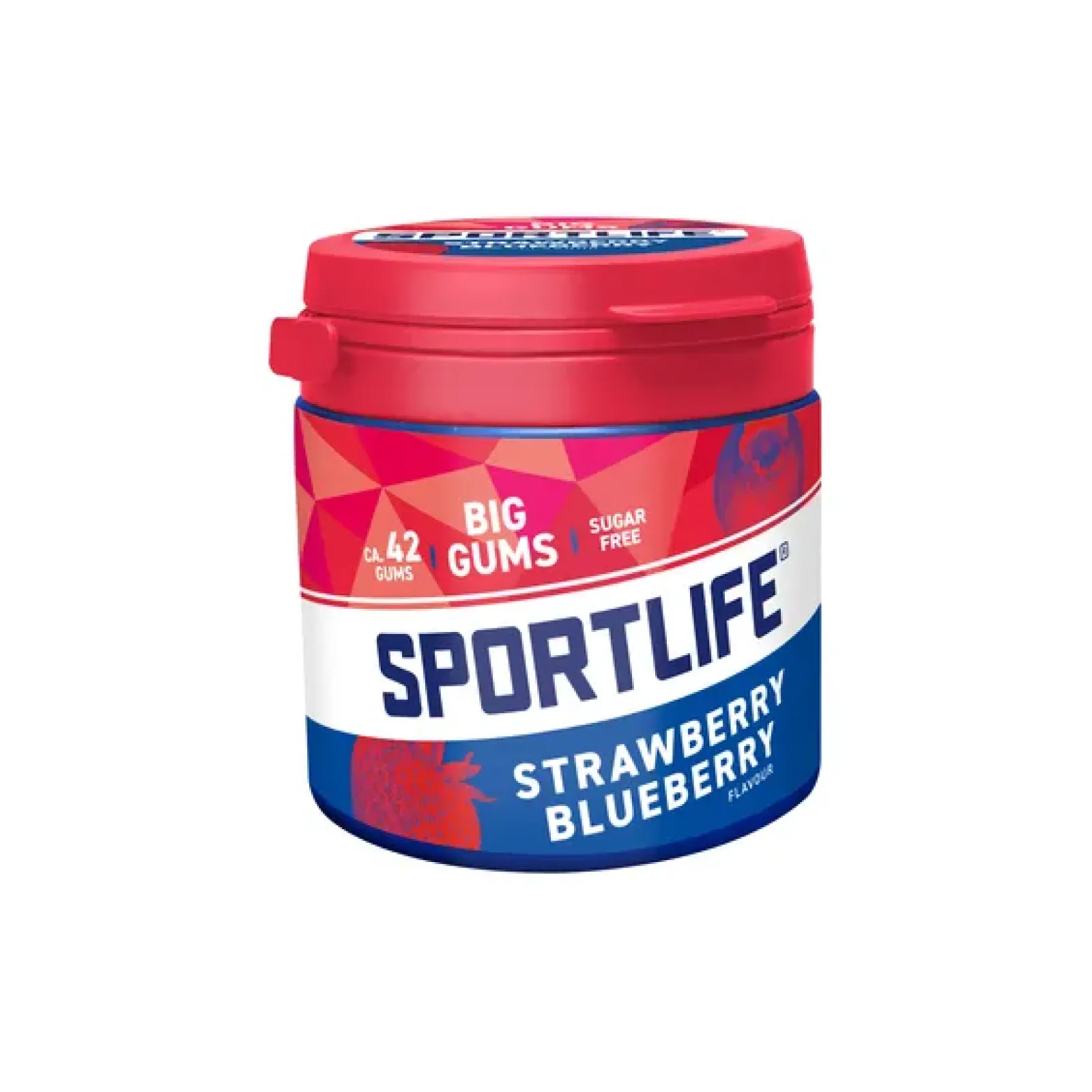Sportlife Strawberry & Blueberry Jar (4x 99gr)