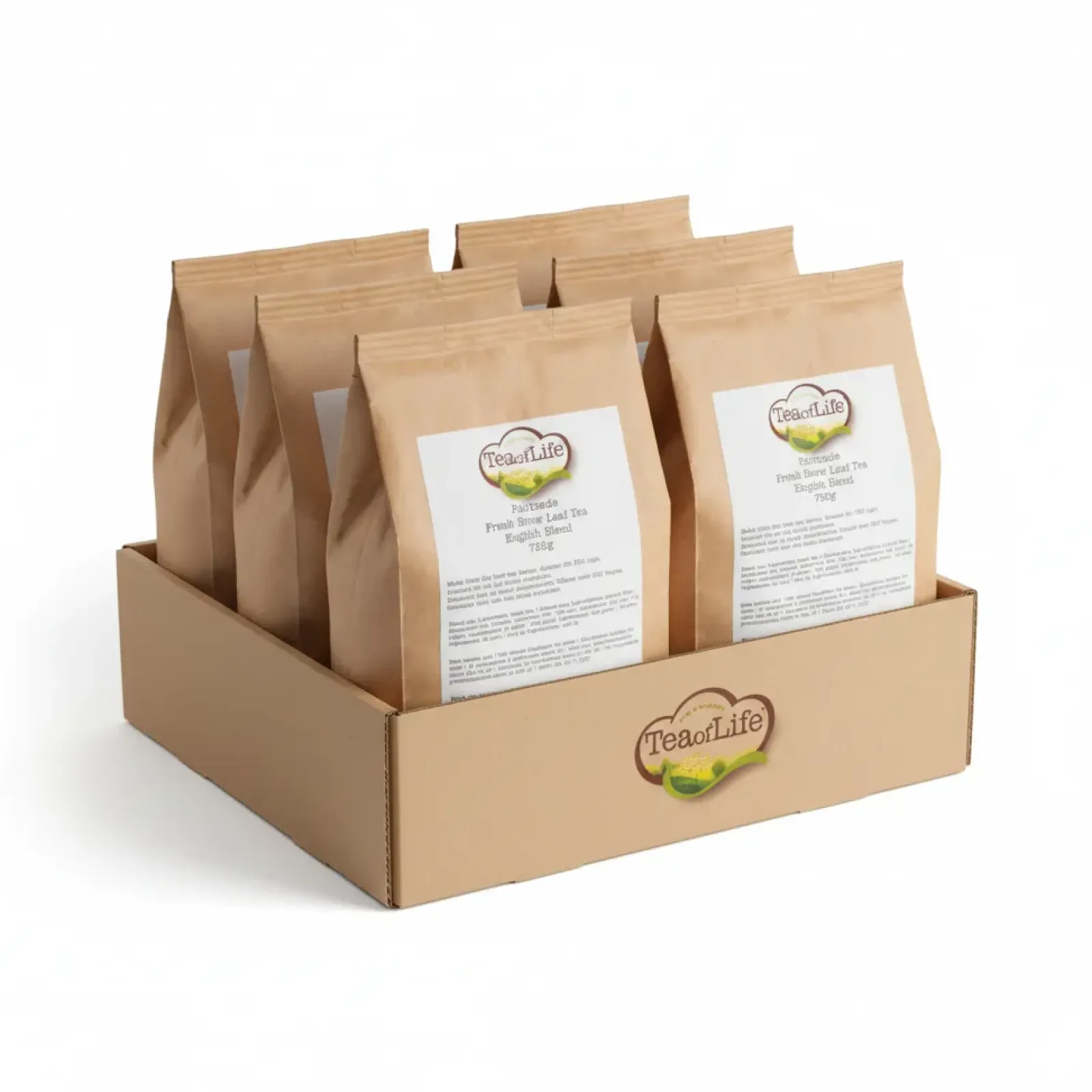 Tea of Life Fairtrade Fresh Brew Thee English Blend (6x 750gram) Discount