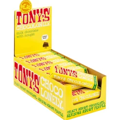 Tony's Chocolonely Tony’s Chocolonely Melkchocolade Noga 32% (35x 47gr) Discount