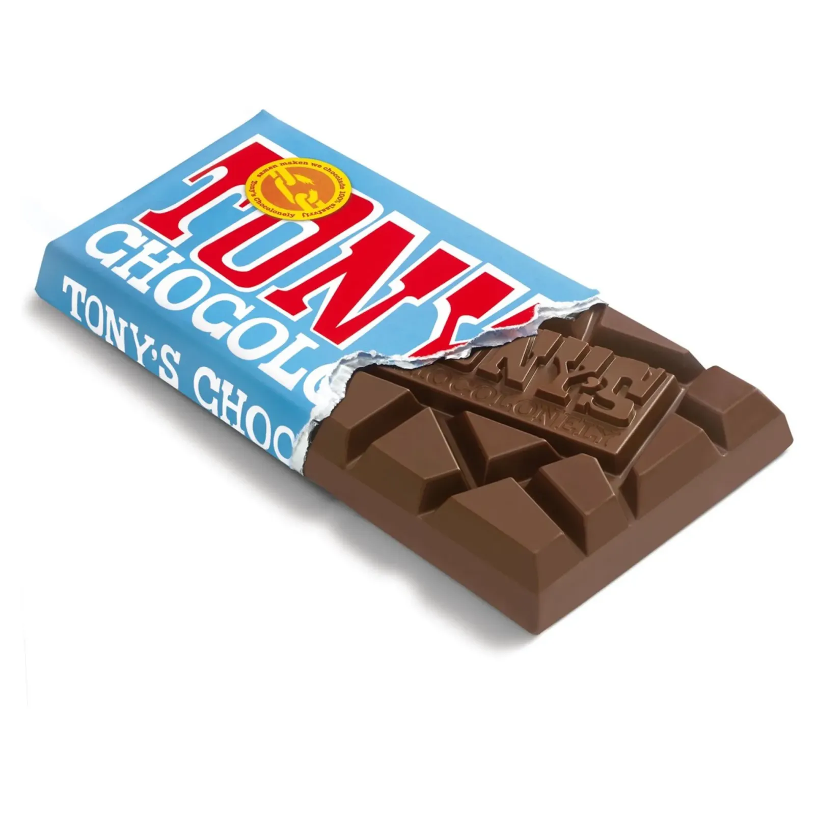 Tony's Chocolonely Tony’s Chocolonely Reep Donkere Melk 42% (15x 180gr) Sale