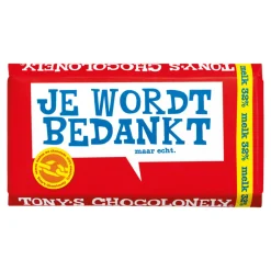 Tony's Chocolonely Tony’s Chocolonely Reep Melk Bedankt (15x 180gr) Online