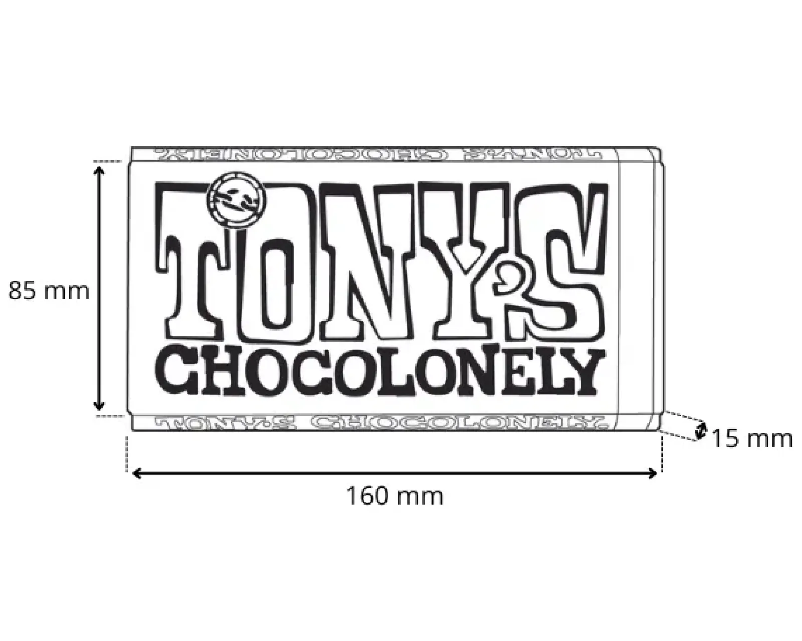 Tony's Chocolonely Tony’s Chocolonely Reep Puur Romige Hazelnoot Crunch (15x180gr) Outlet