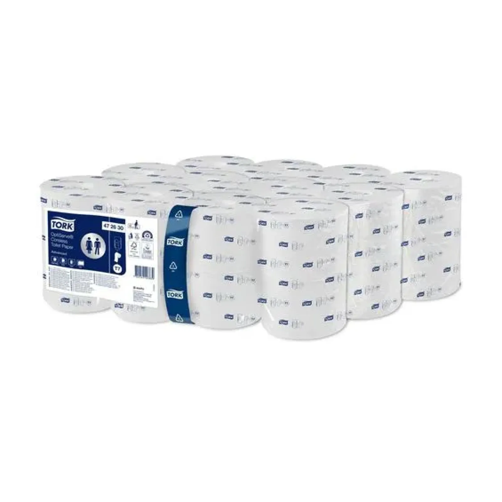 Tork Hulsloos Mid-size Toiletpapier 2-laags Wit T7 Advanced (24×900 vel) Clearance