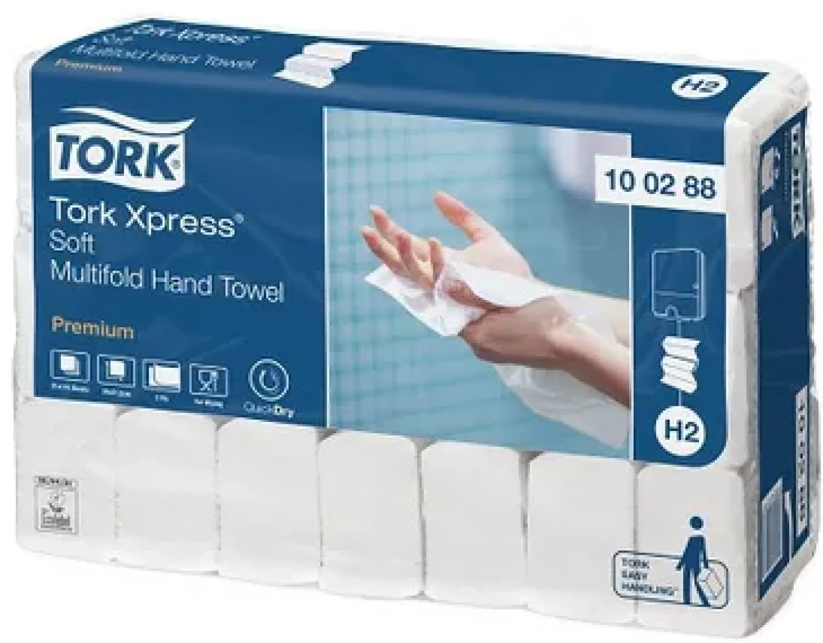 Tork Xpress Zachte Multifold Handdoek 2-laags XL Wit H2 (21 stuks) Discount