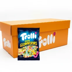Trolli Zure Gloeiwormen zakje (18x 200g) Outlet