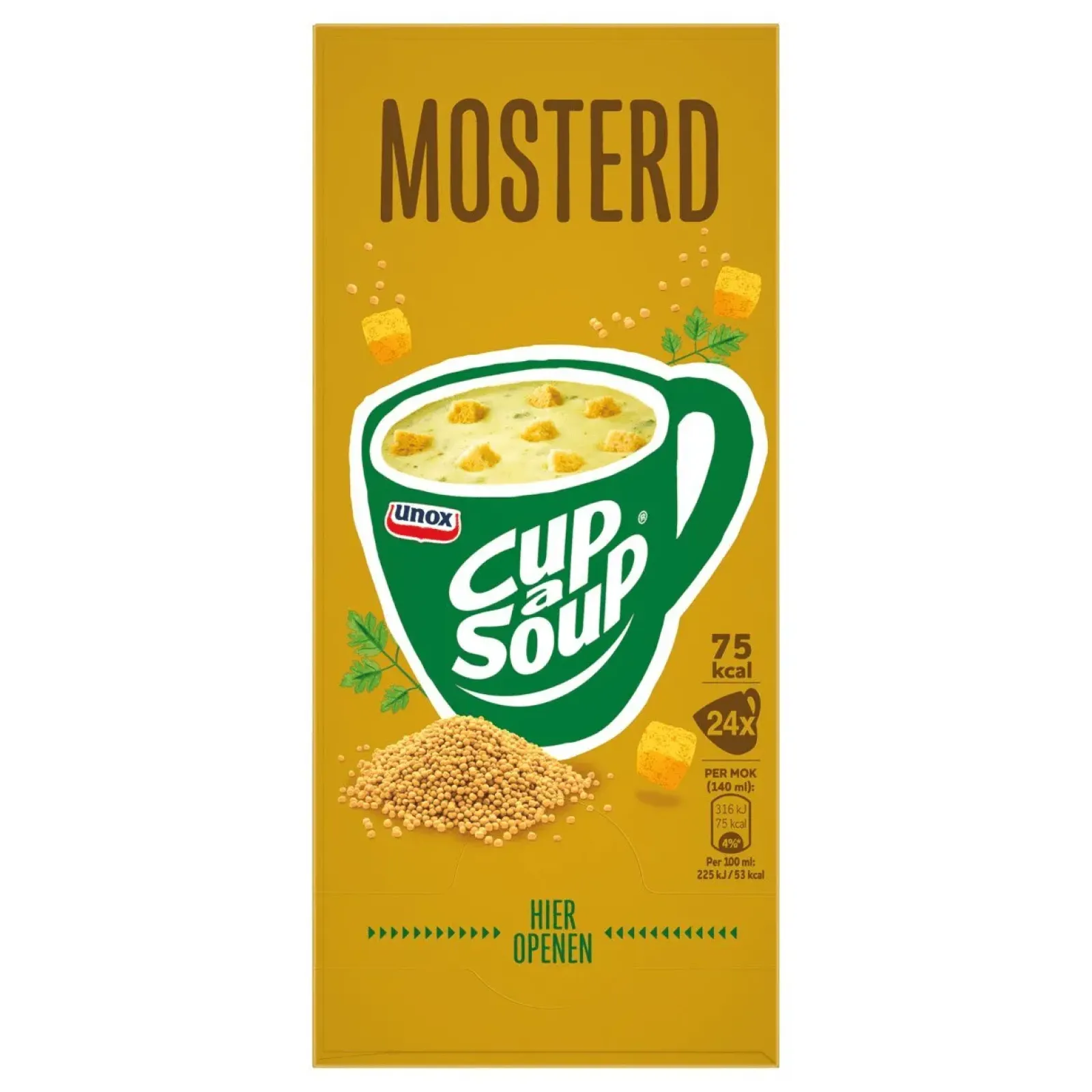 Cup-a-Soup Unox mosterd (24x 140ml) Clearance