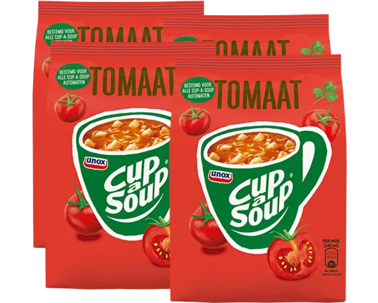 Cup-a-Soup Unox Vending Tomaat (4 zakken) New