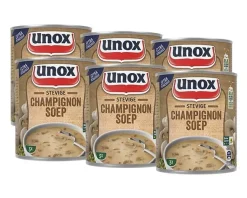 Unox Stevige Champignonsoep (6x 0,8 liter) Outlet
