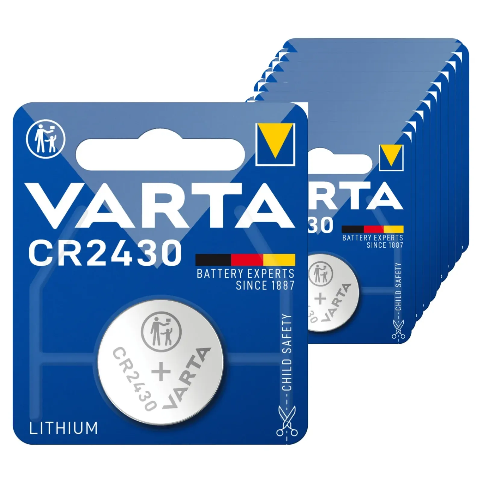 Varta CR2430 Lithium Knoopcel Batterij (10 stuks) Outlet