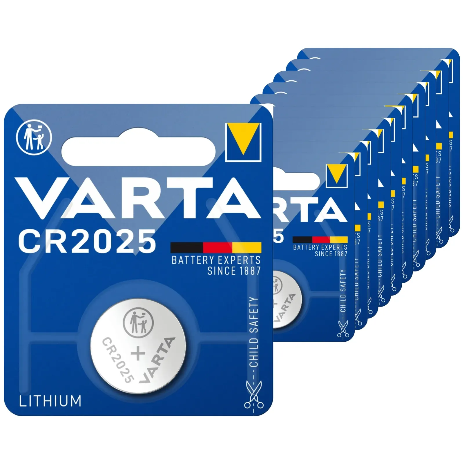 Varta CR2025 Lithium Knoopcel Batterij (10 stuks) Online
