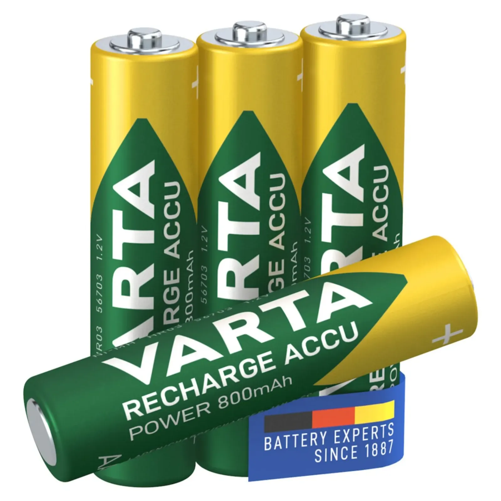 Varta Oplaadbare Batterijen HR03 800mAh AAA (4 stuks) Clearance