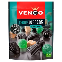 Venco Droptoppers Keelmix zak (10x 225g) Outlet