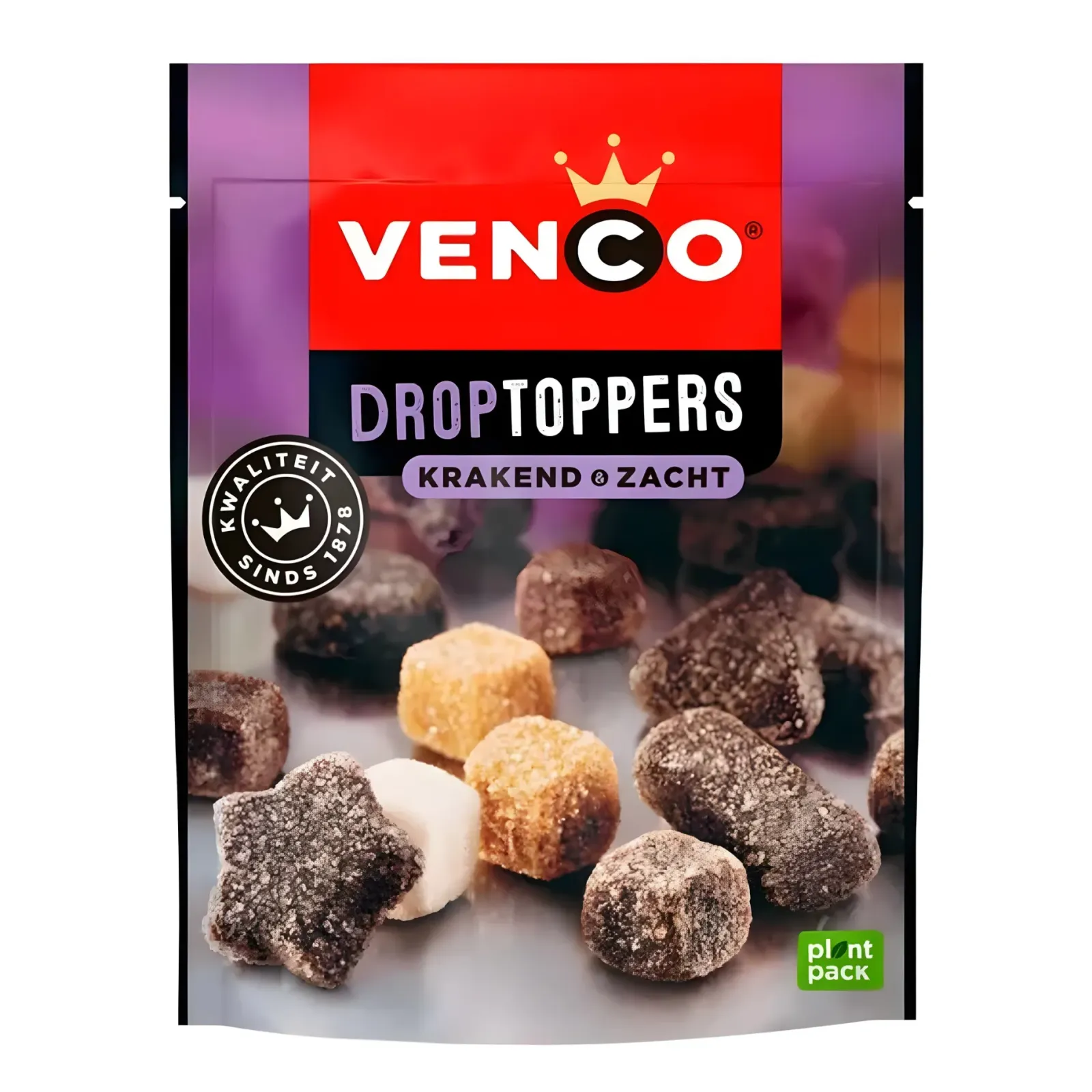 Venco Droptoppers Krakend Zacht zak (10x 215gr) Hot