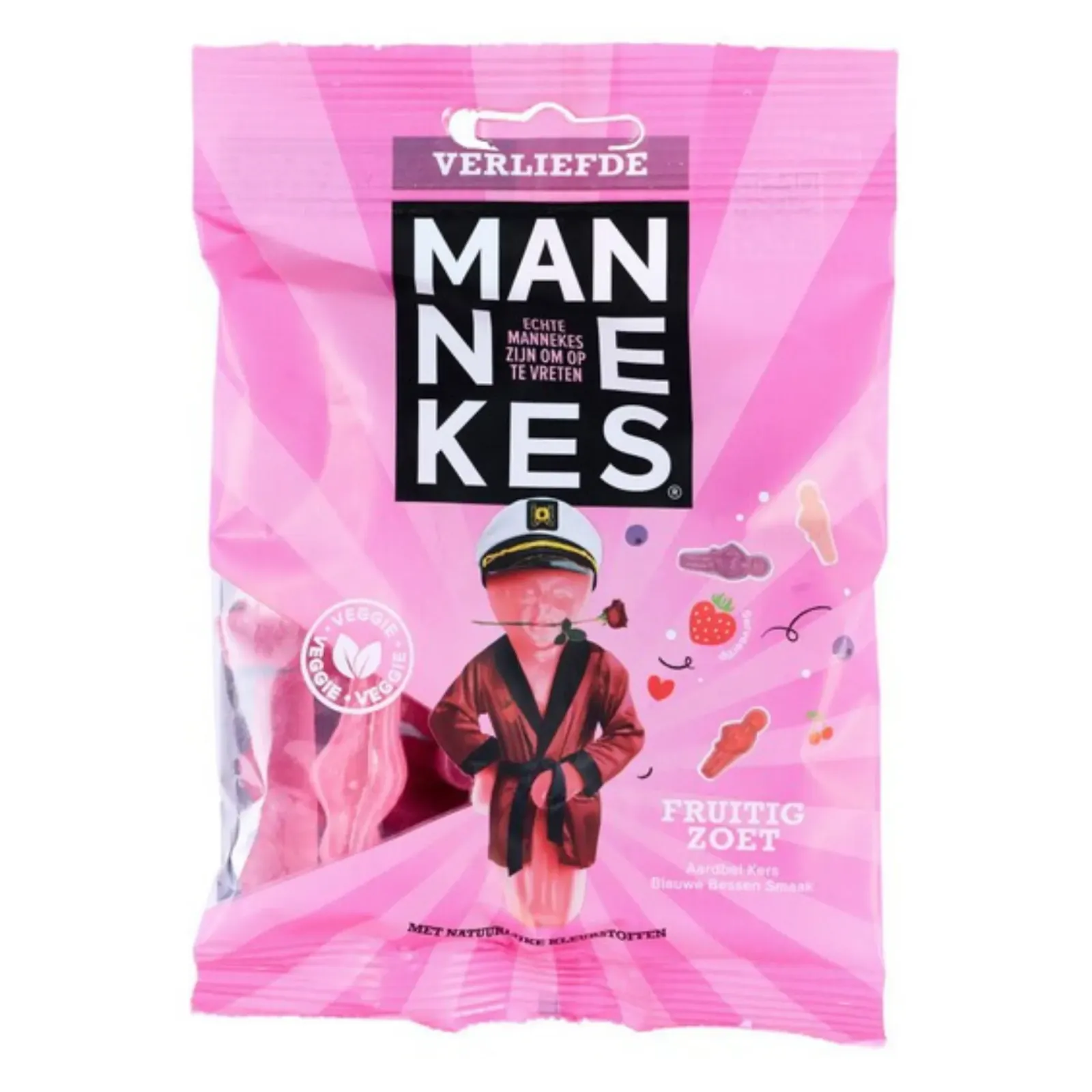 Echte Mannekes Verliefde Mannekes Zakje (25x 100 gr) Outlet