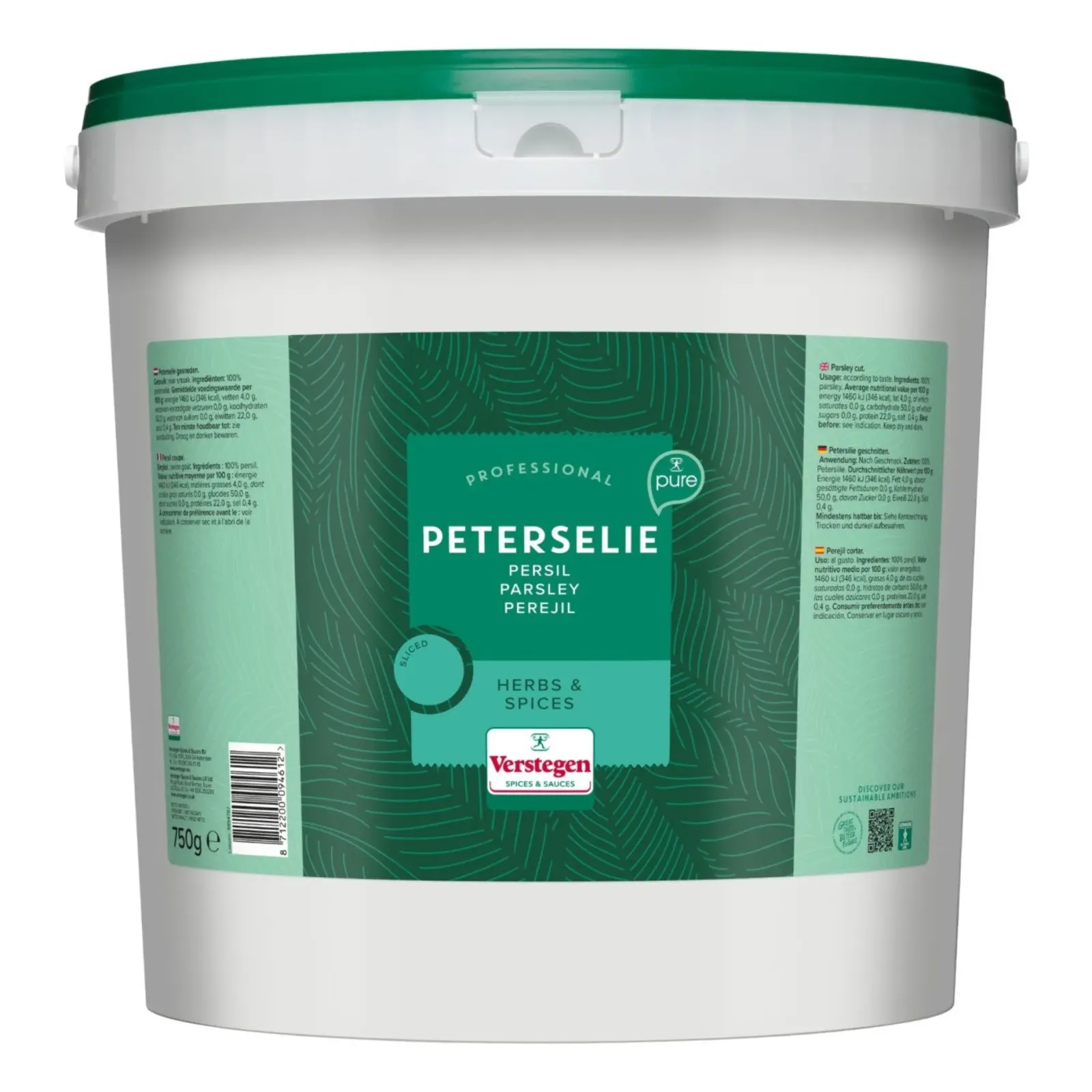 Verstegen Peterselieblad Gesneden (750gr) Best