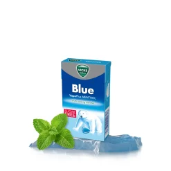 Vicks Blue Menthol Suikervrij Minibox (20x 40gr) Best