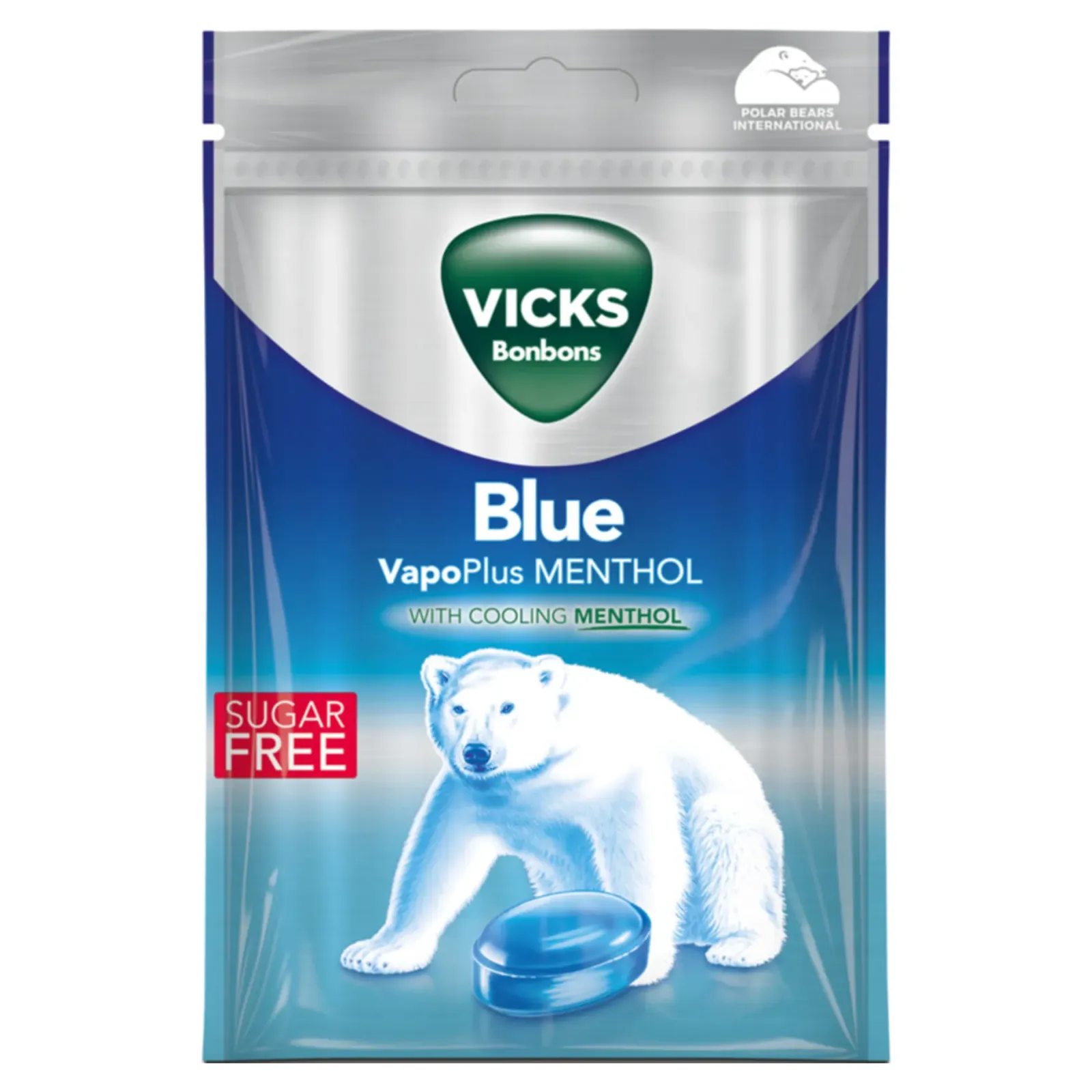 Vicks Blue Suikervrij Zak (20x 72gr) Outlet