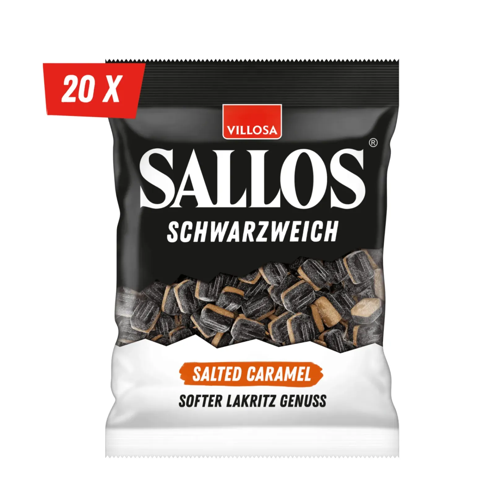 Villosa Sallos Schwarzweich Salted Caramel (20x 200gr) Best