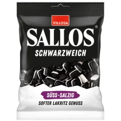 Villosa Sallos Schwarzweich Süß-Salzig (20x 200gr) New