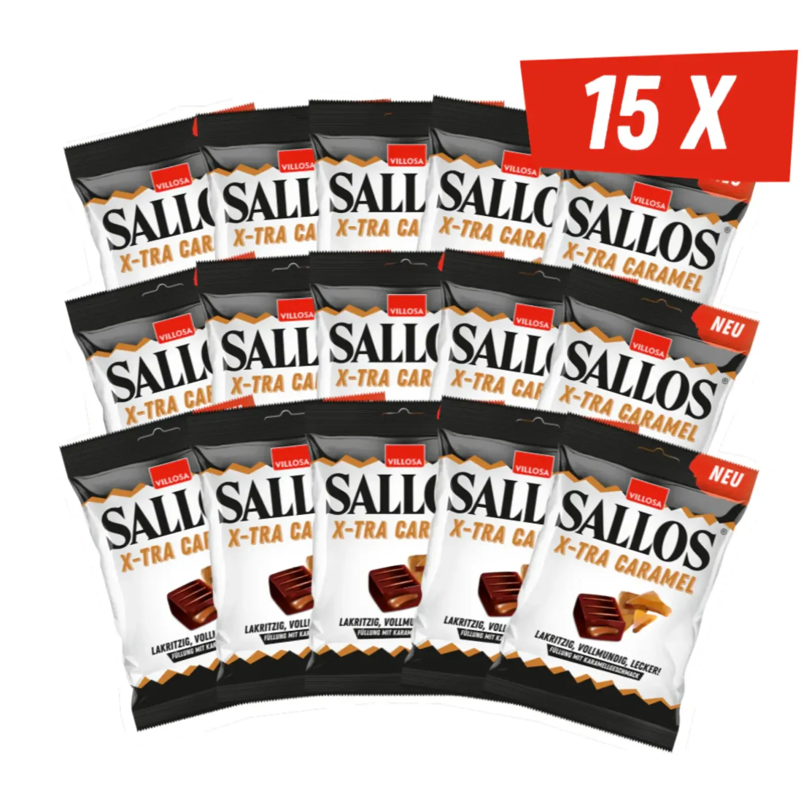 Villosa Sallos X-Tra Caramel (15x 135gr) Best