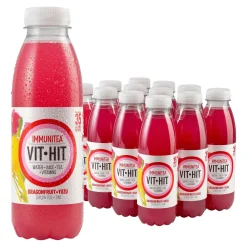 VITHIT Vit Hit Immunitea Dragonfruit + Yuzu Flavour PET (12x 50cl) Discount