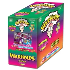 Warheads Super Sour Bubblegum Pops (100 stuks) New