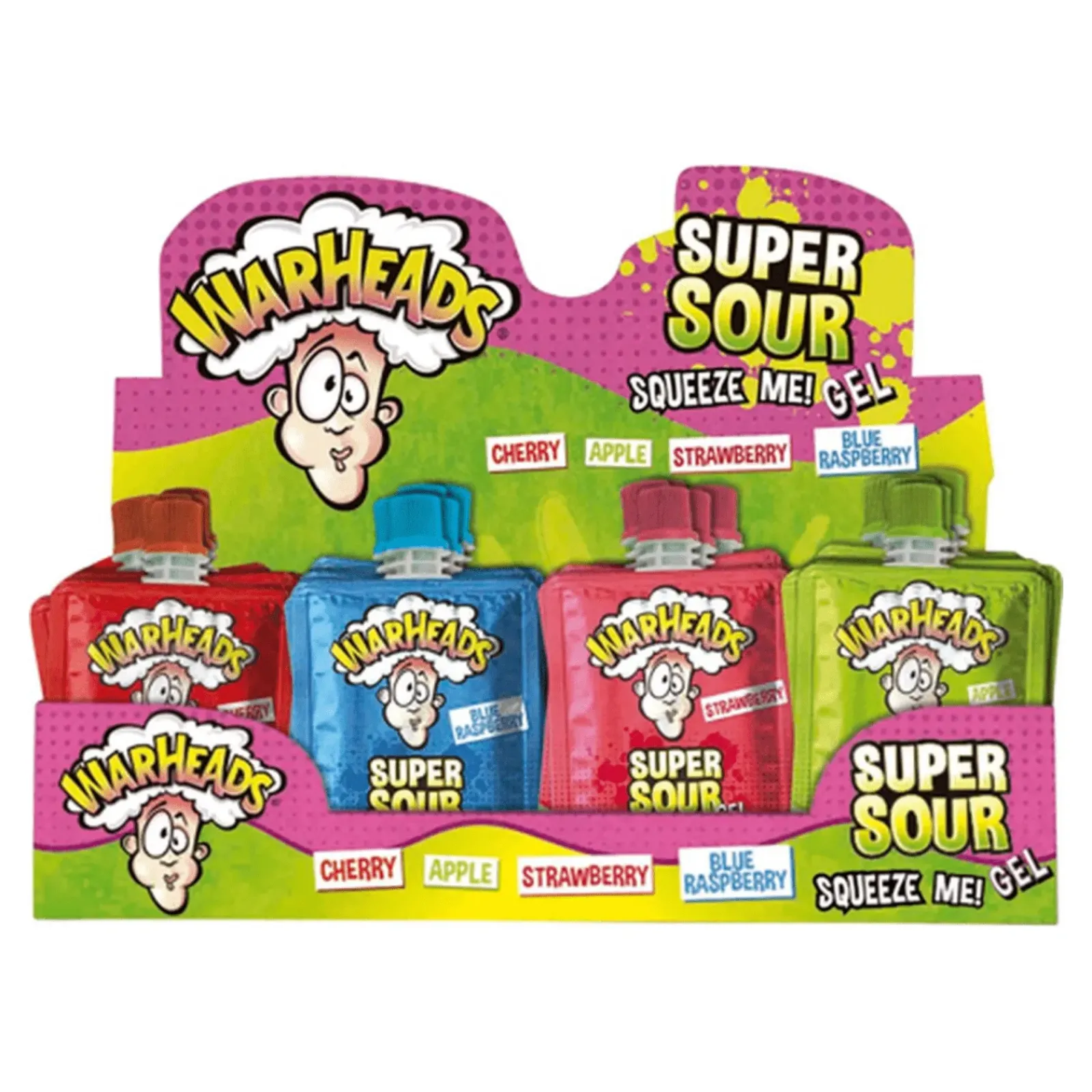 Warheads Super Sour Squeeze Me Gel (32x 20 gr) Online