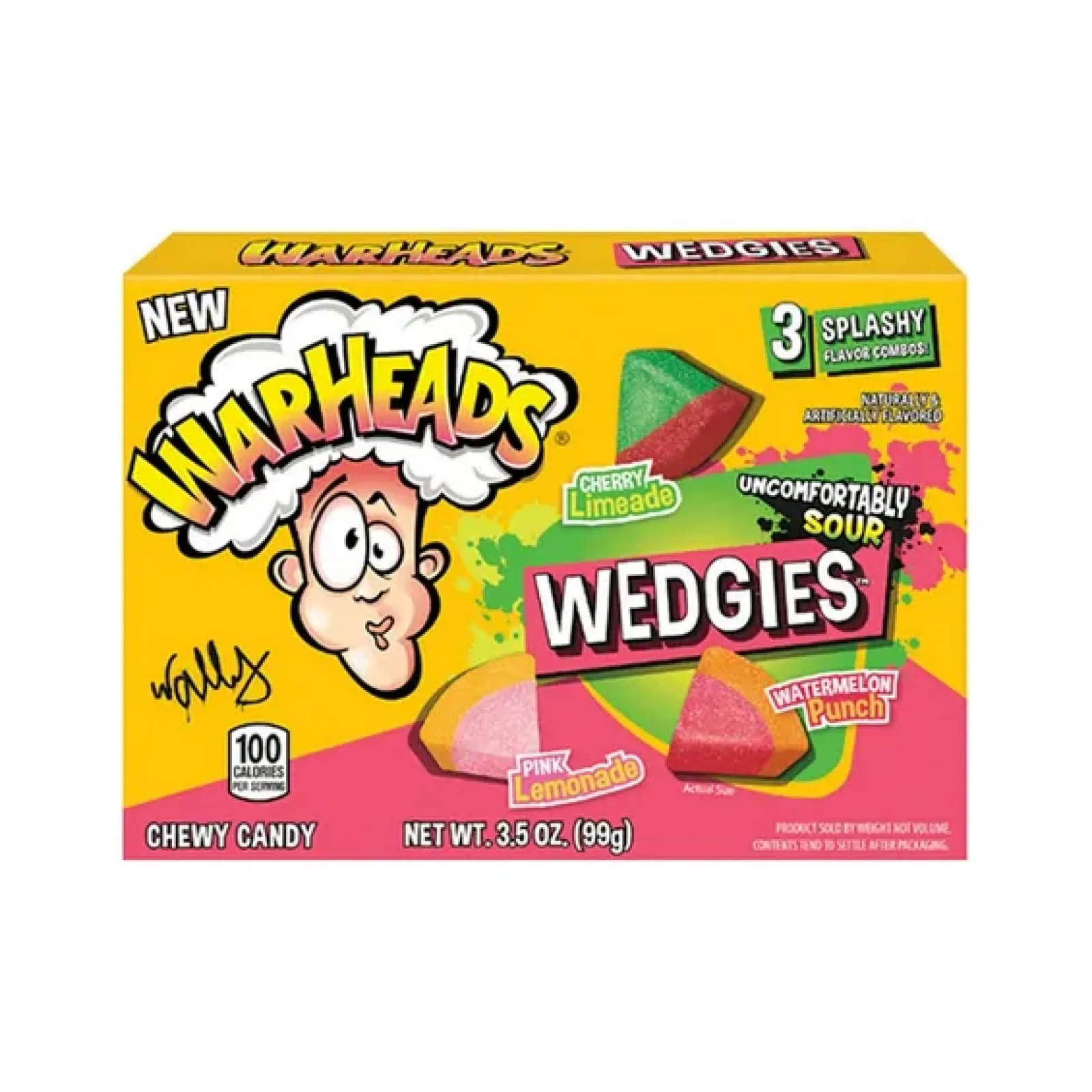 Warheads Wedgies Sour Pak (12x 99gr) Hot