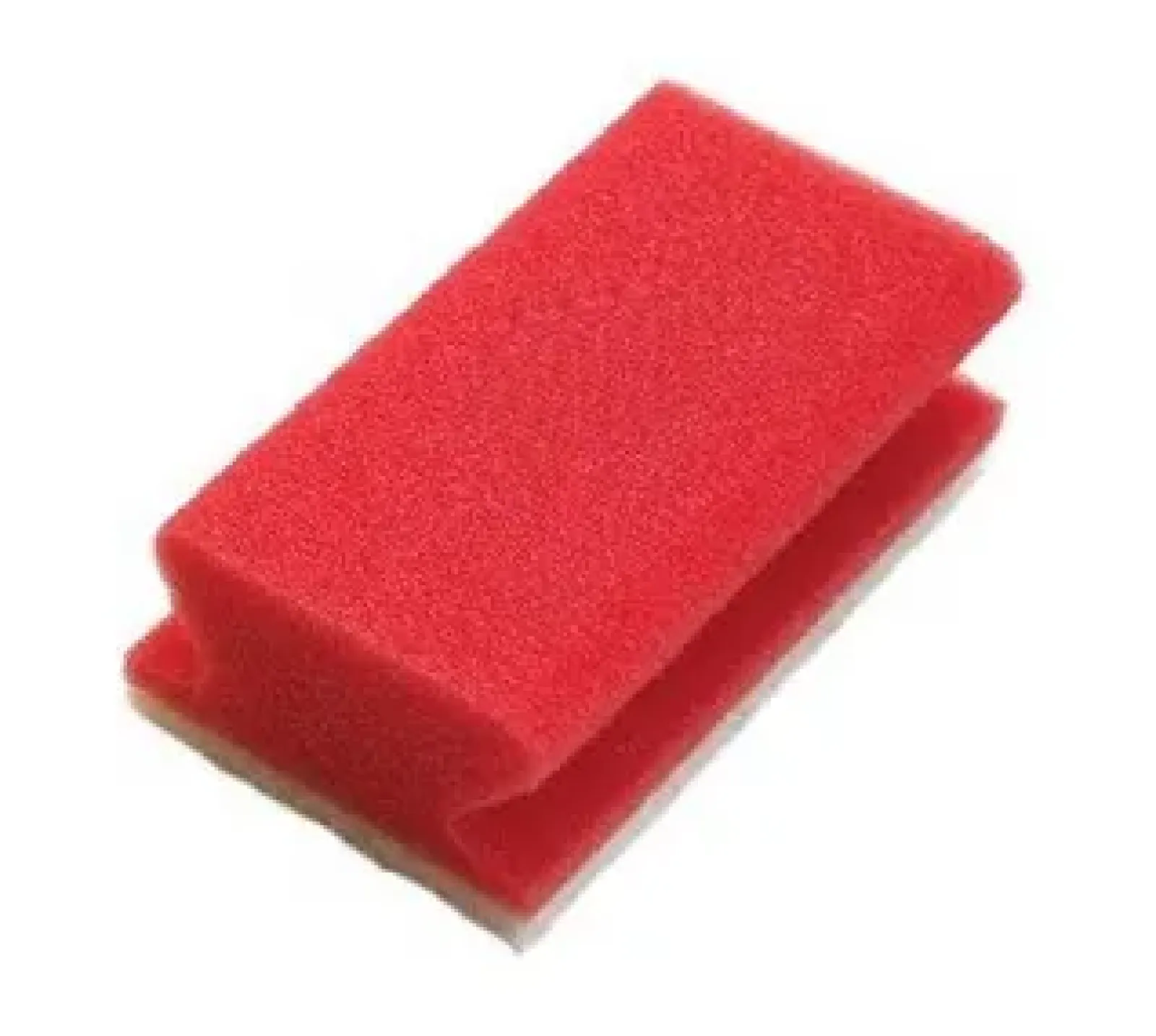 Wecoline Weco schuurspons met grip rood/wit 142x70x45 mm (10 stuks) Best