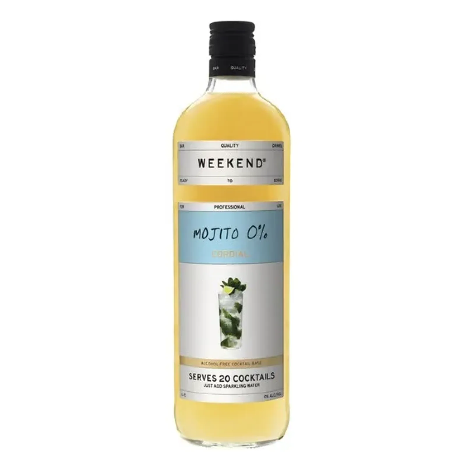 Weekend cordials mojito 0.0% 1 liter Sale
