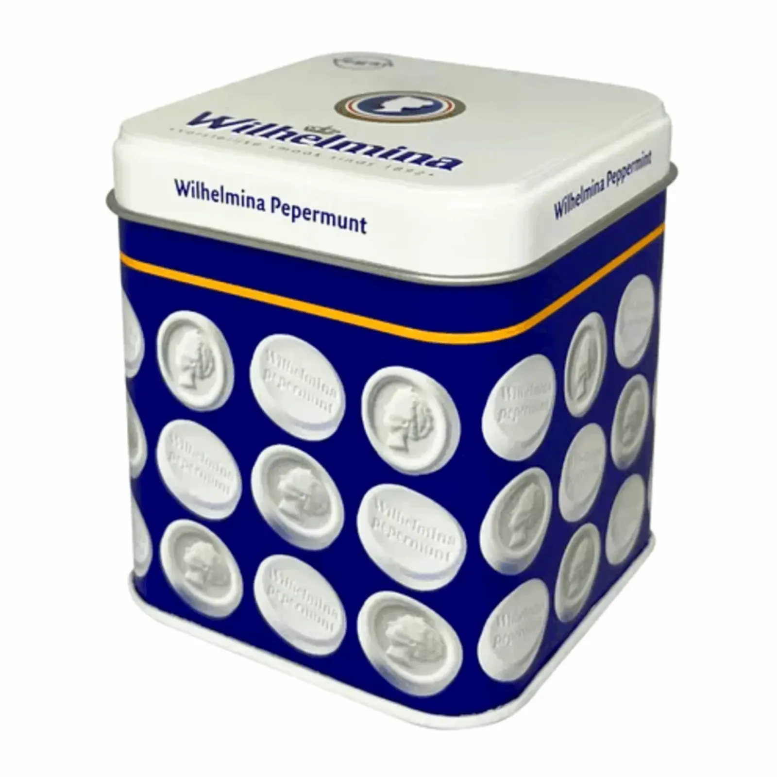 Wilhelmina Pepermunt Verzamelblikjes (24x100gr) New