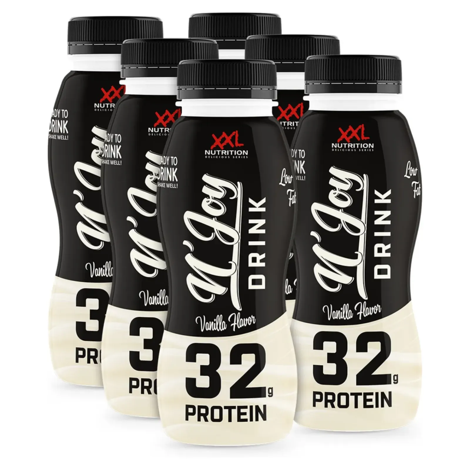 XXL Nutrition N’Joy Protein Drink Vanille PET flesje (6x 310ml) Hot