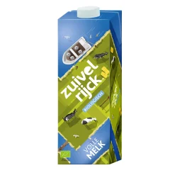 Zuivelrijck Biologische Volle Melk pak (12x 1 liter) Hot